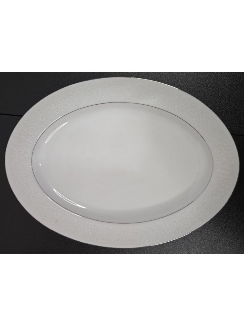 Vintage Crown Victoria China Lovelace 14”x10.5” Oval Serving Platter Japan